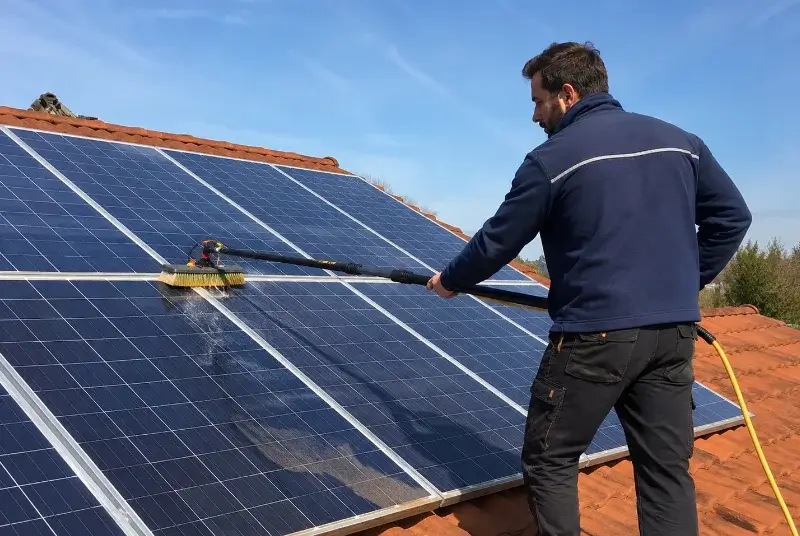 Nettoyage et entretien de panneaux solaires à Trélazé